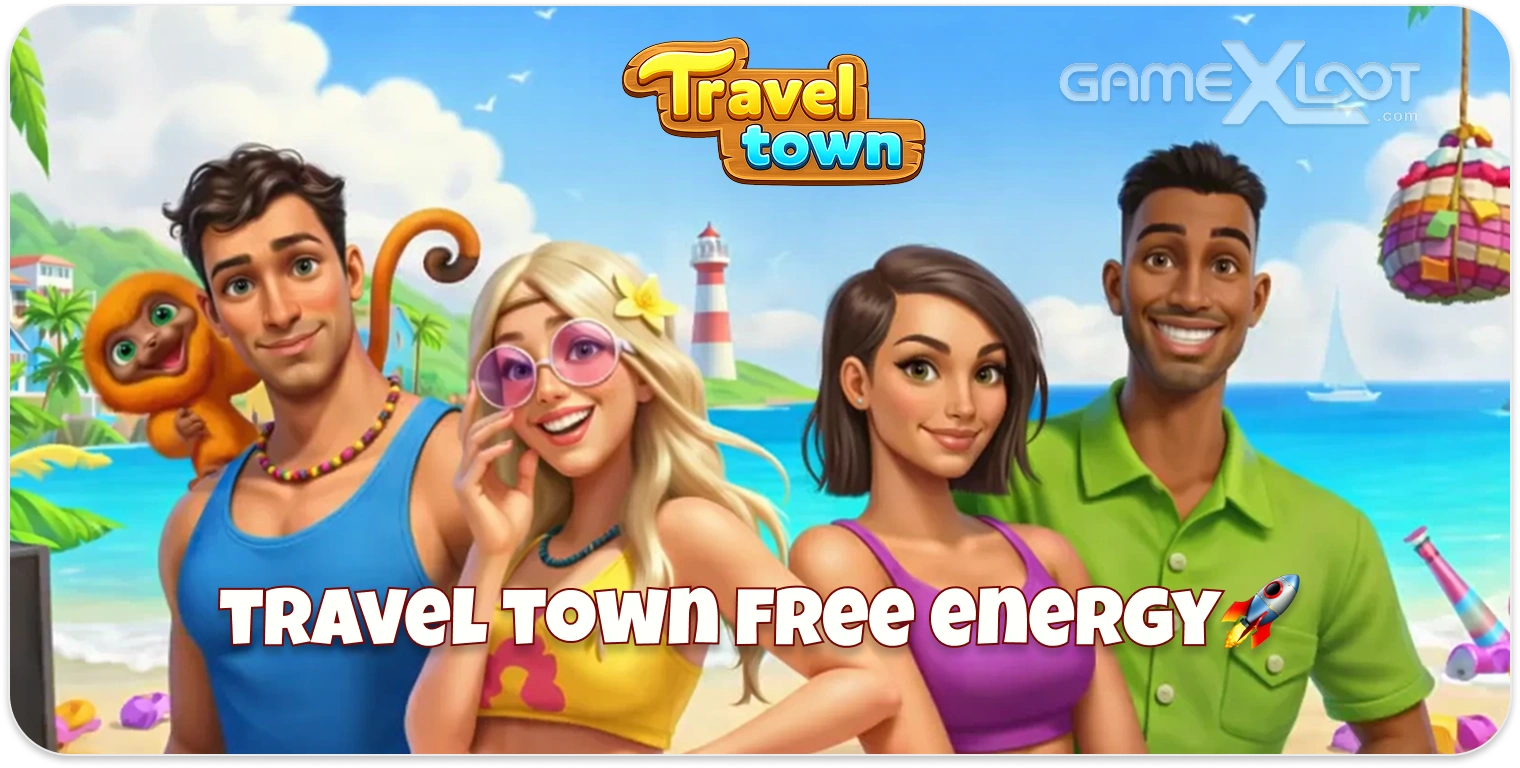 Travel Town - Free daily energy links on GameXLoot